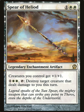 Spear of Heliod (THS-033) - Theros: (enchantment)