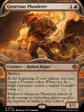 Generous Plunderer (BIG-041) - The Big Score: (Showcase)