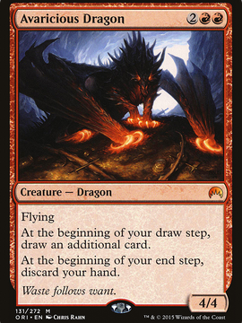 Avaricious Dragon (ORI-131) - Magic Origins Foil