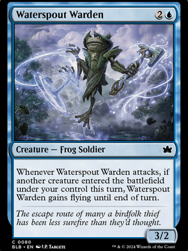Waterspout Warden (BLB-080) - Bloomburrow