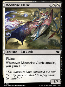 Moonrise Cleric (BLB-226) - Bloomburrow