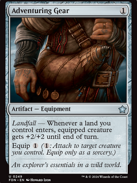 Adventuring Gear (FDN-249) - Foundations Foil