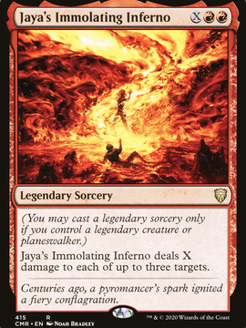 Jaya's Immolating Inferno (CMR-415) - Commander Legends