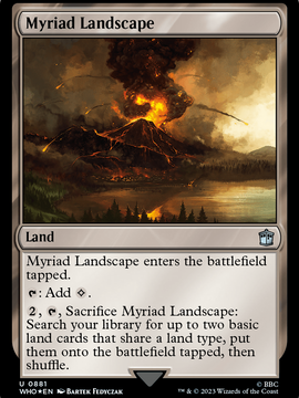 Myriad Landscape (WHO-881) - Doctor Who Foil