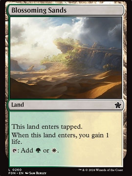 Blossoming Sands (FDN-260) - Foundations Foil