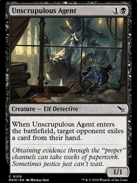 Unscrupulous Agent (MKM-109) - Murders at Karlov Manor