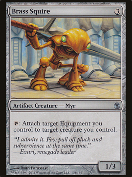 Brass Squire (MBS-101) - Mirrodin Besieged