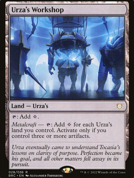 Urza's Workshop (BRC-028) - The Brothers' War Commander