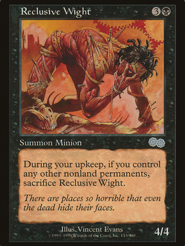 Reclusive Wight (USG-153) - Urza's Saga