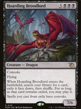 Hoarding Broodlord (MOM-110) - March of the Machine Foil