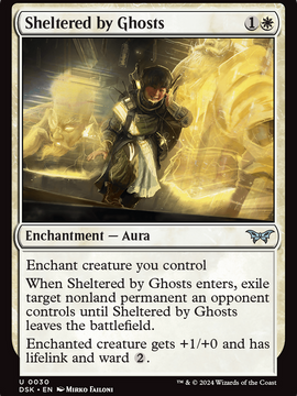 Sheltered by Ghosts (DSK-030) - Duskmourn: House of Horror Foil