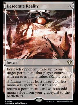 Desecrate Reality (CMM-714) - Commander Masters