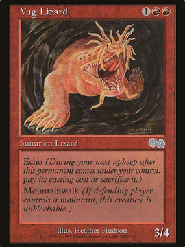 Vug Lizard (USG-227) - Urza's Saga