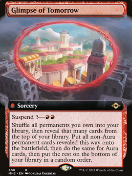 Glimpse of Tomorrow (MH2-458) - Modern Horizons 2: (Extended Art) Foil