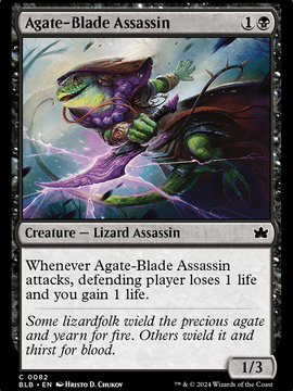 Agate-Blade Assassin (BLB-082) - Bloomburrow