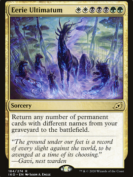 Eerie Ultimatum (IKO-184) - Ikoria: Lair of Behemoths Foil