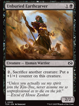 Unburied Earthcarver (TDM-095) - Tarkir: Dragonstorm Foil