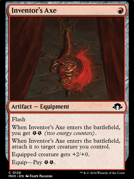 Inventor's Axe (MH3-126) - Modern Horizons 3