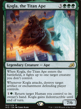Kogla, the Titan Ape (IKO-162) - Ikoria: Lair of Behemoths