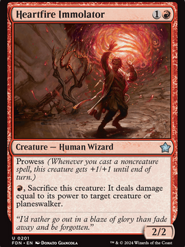 Heartfire Immolator (FDN-201) - Foundations