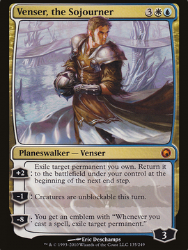 Venser, the Sojourner (SOM-135) - Scars of Mirrodin