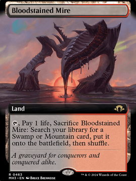 Bloodstained Mire (MH3-463) - Modern Horizons 3: (Extended Art) Foil