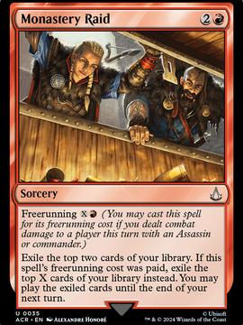 Monastery Raid (ACR-035) - Assassin's Creed Foil