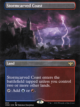 Stormcarved Coast (VOW-284) - Innistrad: Crimson Vow (Borderless) Foil