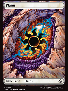 Plains (TDM-287) - Tarkir: Dragonstorm Foil