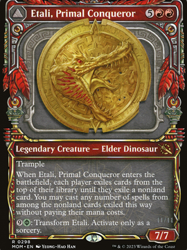 Etali, Primal Conqueror // Etali, Primal Sickness (MOM-298) - March of the Machine: (Showcase)