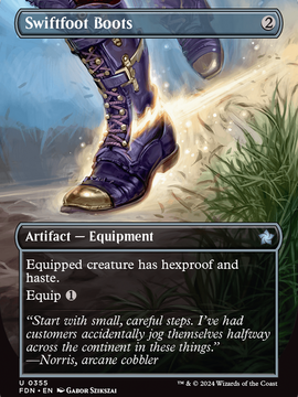 Swiftfoot Boots (FDN-355) - Foundations (Borderless) Foil