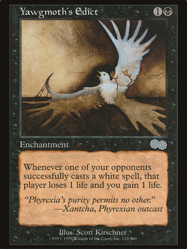 Yawgmoth's Edict (USG-170) - Urza's Saga