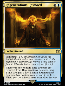 Regenerations Restored (WHO-151) - Doctor Who