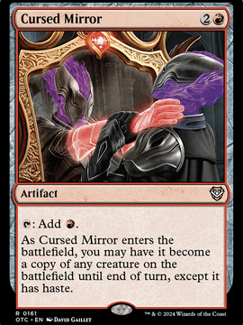 Cursed Mirror (OTC-161) - Outlaws of Thunder Junction Commander