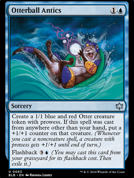 Otterball Antics (BLB-063) - Bloomburrow Foil