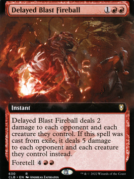 Delayed Blast Fireball (CLB-630) - Commander Legends: Battle for Baldur's Gate: (Extended Art)