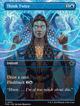 Think Twice (FDN-315) - Foundations (Borderless) Foil