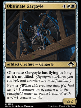 Obstinate Gargoyle (MH3-195) - Modern Horizons 3