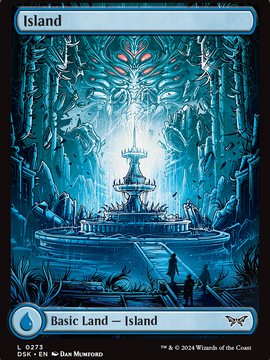 Island (DSK-273) - Duskmourn: House of Horror (Borderless) Foil
