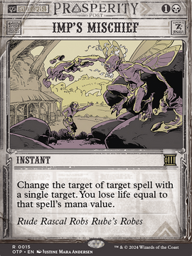 Imp's Mischief (OTP-015) - Breaking News: (Showcase) (Borderless) Foil