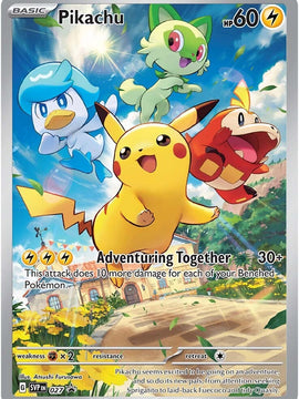 Pikachu (027) [Scarlet & Violet: Black Star Promos]