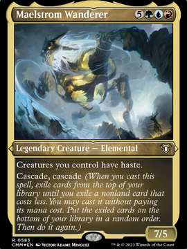Maelstrom Wanderer (CMM-583) - Commander Masters Etched Foil