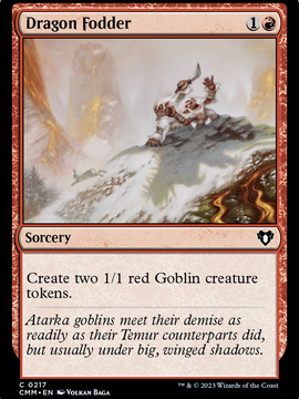 Dragon Fodder (CMM-217) - Commander Masters