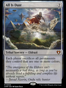 All Is Dust (CMM-800) - Commander Masters