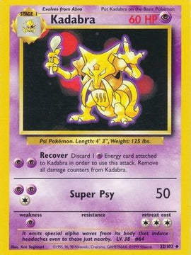 Kadabra (32/102) [Base Set Unlimited]