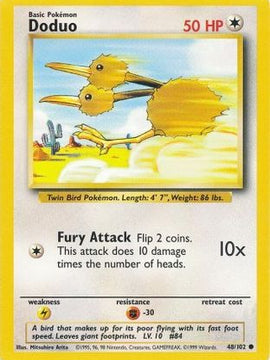 Doduo (48/102) [Base Set Unlimited]