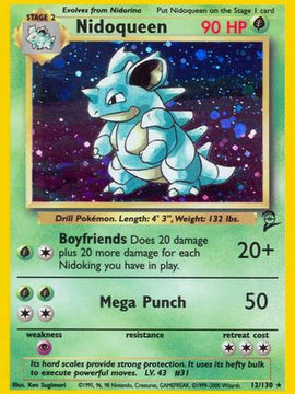 Nidoqueen (12/130) [Base Set 2]