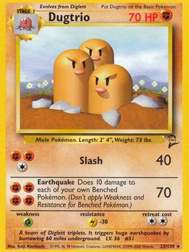 Dugtrio (23/130) [Base Set 2]