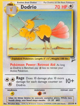Dodrio (37/130) [Base Set 2]
