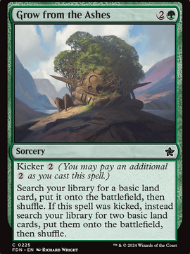 Grow from the Ashes (FDN-225) - Foundations Foil
